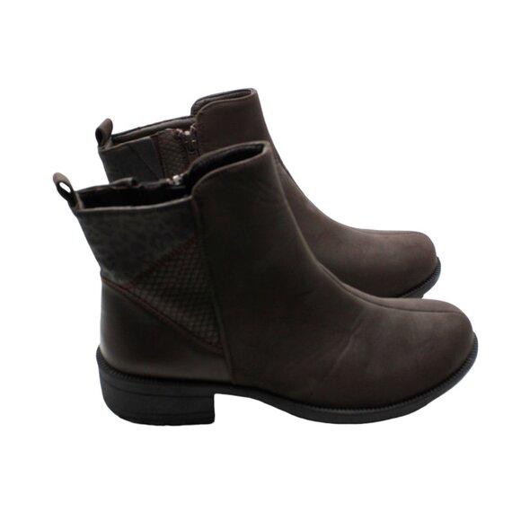 Easy Street Brown Boots - Picture 4 of 8